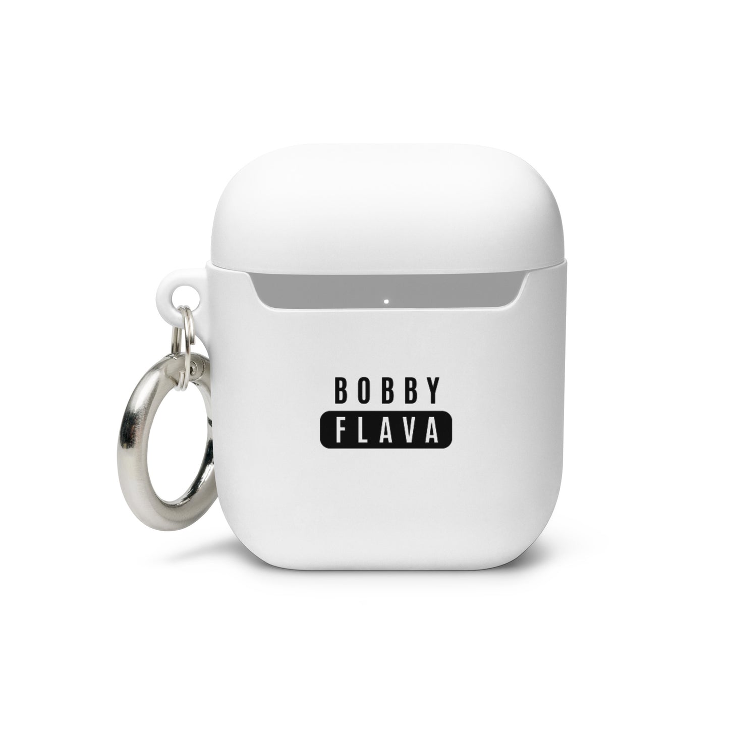 Bobby Flava White Rubber Case for AirPods® &  AirPods Pro®